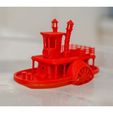 6be593469e4cede8ca483d9411b45787_preview_featured.jpg Old paddle-wheel steam boat with display stand (visual benchy)