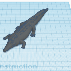 3D file Arty Alligator 🎲・Model to download and 3D print・Cults