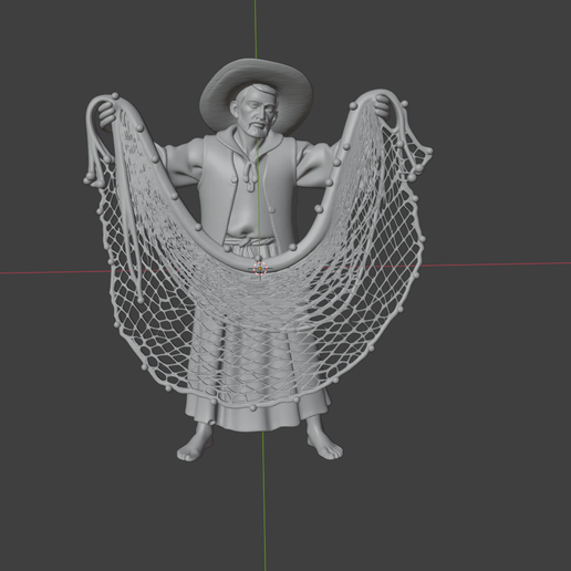 Fisherman net Portal of Bethlehem - 3D model önizlemesi