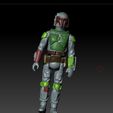 ScreenShot997.jpg Star Wars .stl Bobafett.3D action figure .OBJ Kenner style.
