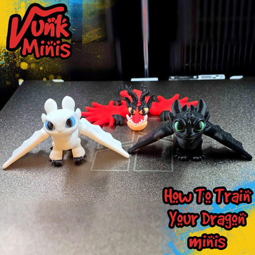 httyd9.png How To Train Your Dragon Mini Pack MultiColor Flexis