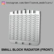 01.png Radiator for 60s and 70s Small Block Muscle Cars in 1/24 1/25 scale