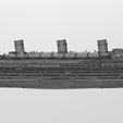 wf2.png Print ready SS L'ATLANTIQUE ocean liner - both funnels and waterline versions