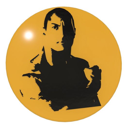 dwayne johnson medal 3D model