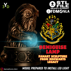 1.png Harry Potter Hogwarts Legacy Moon of Demiguise Lamp