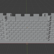5.png Runewars epic game Brick wall and Rock with Tunnel set
