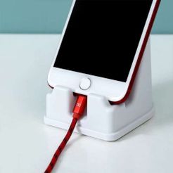 1695769578881_100.jpg Файл STL IPhone, мобильный телефон, держатель и зарядное устройство одновременно・3D-печать дизайна для загрузки