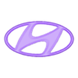 Hyundai Badge.obj Hyundai Badge 3D Print