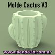 molde-cactus-v3-1.jpg Cactus Flowerpot Mold V3