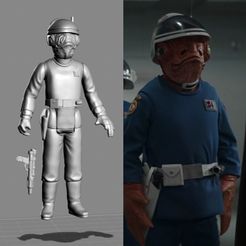 NR-soldier-mon-cal-main.jpg VINTAGE STAR WARS KENNER-STYLE NEW REPUBLIC SOLDIER (MON CALAMARI) ACTION FIGURE
