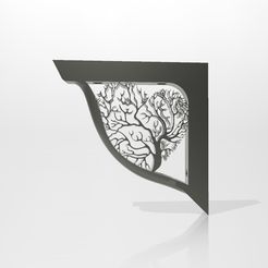 equerre-coeur-arbre-de-vie-3.jpg Файл STL Кронштейн для полок дерево жизни сердце деко дизайн 150 x 150 x 20・3D-печатная модель для загрузки