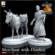720X720-release-merch-donkey.jpg Greek Merchant and Donkey, 2 figure pack -The Grand Bazaar