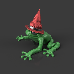froggy~2.png Rana bruja con sombrero 🐸