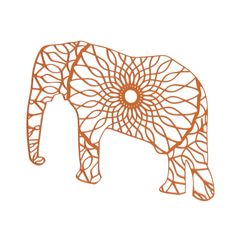 untitled.167.jpg Archivo STL Logotipo del mandala elefante・Objeto de impresión 3D para descargar