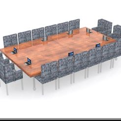 Conference room (2).jpg Fichier 3D Tabel de la conférence・Plan pour imprimante 3D à télécharger