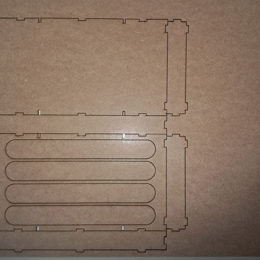 🎨 36 Paint Rack Modular for 25mm Paints・Free DXF File for 3D printing ...