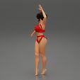 Girl1-0018.jpg Fashion Model Posing in Bikini 3D Print Model