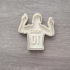 Messi.webp STL file Cookie Cutter Cookie Cutter Messi・3D print object to download