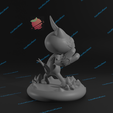 Sneasel-Hisui7.png Hisuian Sneasel presupported 3D print model