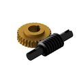 CD65İ30WSGK1.jpg Worm Gear - Center D. 65 mm - Ratio 25 & 30 - Worm with Shaft