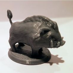 4f44ec741518cf5b22c264f5fcc8a338_preview_featured.jpg Free STL file Boar・3D printer design to download