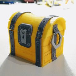 IMG_20180810_212724.jpg Fichier STL gratuit Coffre Fortnite・Objet à télécharger et à imprimer en 3D