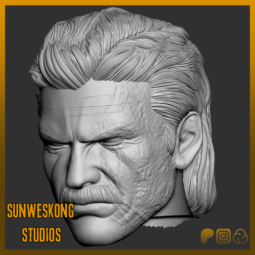 s7.png MGS4 "Old" Solid Snake Headsculpt & Weapons Bundle Deal