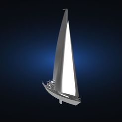 яхта-2,2.jpg Download STL file sailing yacht • Object to 3D print, vadim00193