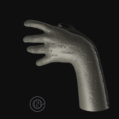 MANO.png STL file TALK TO ME MOVIE PROP HAND - TALK TO ME HAND・3D printable model to download