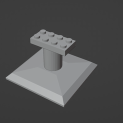 Vue-3D_1.png Fichier STL Support de vaisseau LEGO STAR WARS・Design imprimable en 3D à télécharger