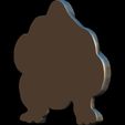 The-Boss-Gorilla-Relief-No2-4.jpg The Boss Gorilla Relief No2  STL file for 3d printing or CNC