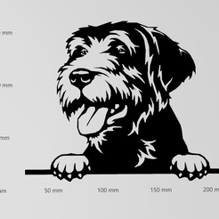 Screenshot-2023-10-01-120330.png STL file Wandtattoo Hund・Model to download and 3D print