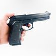 IMG_4412.jpg Pistol Beretta 92 Prop practice fake training gun