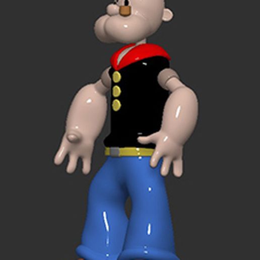 STL file Popeye・Template to download and 3D print・Cults