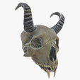 model-9.png Horned animal skull