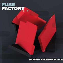 fusefactory_thingiverse_instagram_MobiusKaleidocycleBox-01.jpg Free STL file Kinetic Mobius Kaleidocycle Box・Object to download and to 3D print, fusefactory
