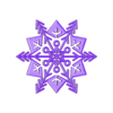 snowflake_set2_4.STL floco de neve