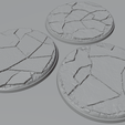 1.png 3x 100mm base with broken marble ground (+toppers)