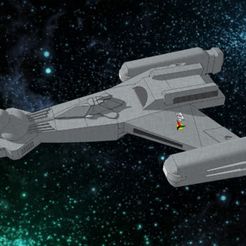 large_thumbnail.jpg Free 3D file Klingon D5 1/1000・3D print design to download