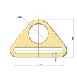 Triangle-bag-ring-straps-03.jpg Triangular bag straps hardwear 3D print model
