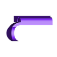 cableholder_pva.stl Free STL file Cable Holder (19mm desk, rounded)・3D printable object to download