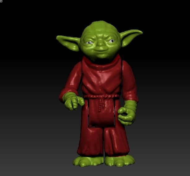 Master Yoda PVC Molded Plastic Coin Bust Bank Star Wars 3D Figurine Display 