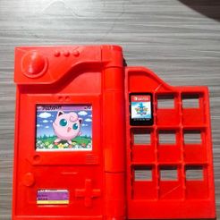 1.jpg Archivo STL Soporte para juegos Pokedex de Switch・Design para impresora 3D para descargar