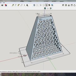 cone-final-droit-cotes.jpg Fichier STL gratuit cône pour confectionner un piège sélectif pour frelons asiatiques・Plan pour imprimante 3D à télécharger, MAKECOEUR