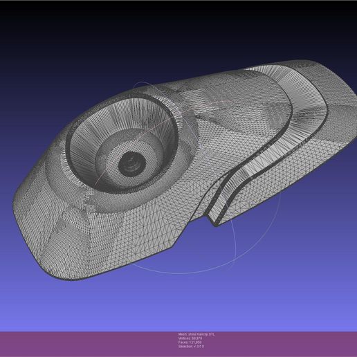 Evangelion Shinji Hairclip 3D model