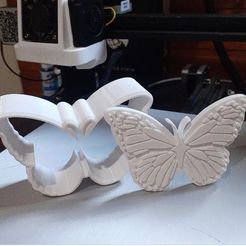 Cortador de galletitas con forma de mariposa