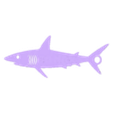 Shark.stl shark fish keychain / pendant