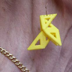 Cocotte_01.jpg Free STL file Buckle casserole (math art design origami jewelry)#ANYCUBIC3D・3D printer design to download