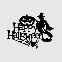 Happy-Halloween.jpg Fichier STL gratuit Happy Halloween・Modèle imprimable en 3D à télécharger