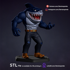 DQ_Ripster-full-body_v01_02.png Fichier 3D Street Sharks fan art - Ripster corps entier・Plan pour impression 3D à télécharger